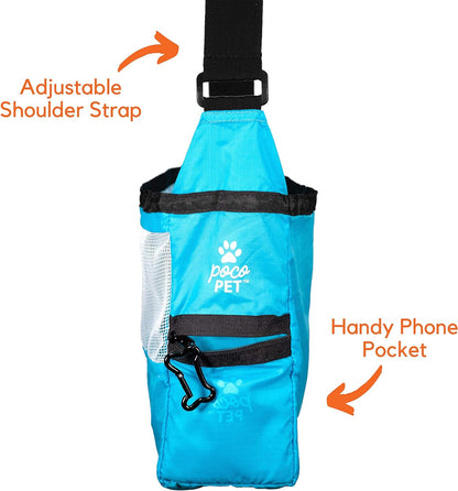 Small Dog Sling Travel Carrier | Fits in Your Pocket | Mesh Ventilation, Adjustable Strap, Holds Dogs up to 10 Pounds | Bright Blue | Amazon