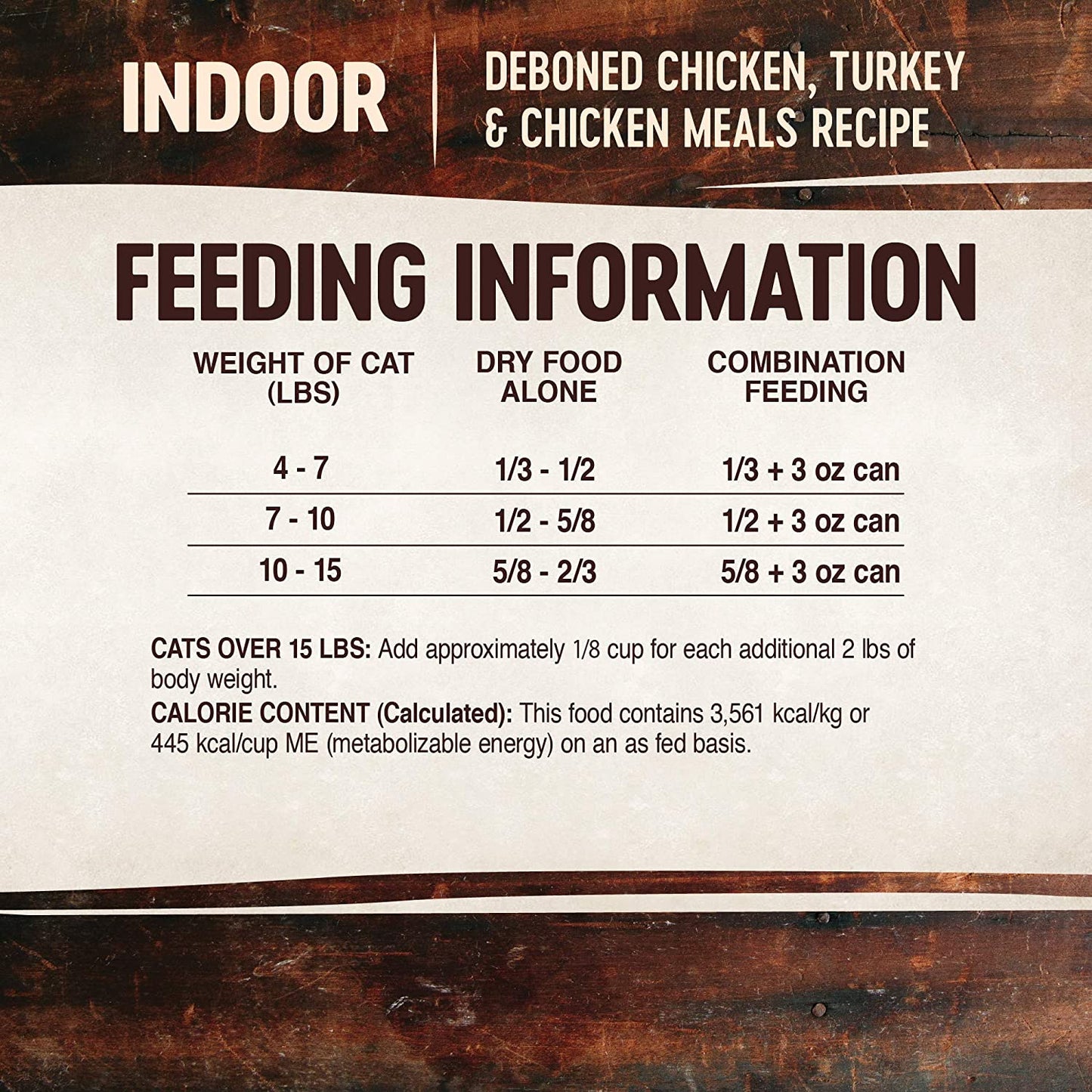 Wellness CORE Grain-Free High Protein Adult Dry Cat Food, Chicken, Turkey & Chicken Meal Indoor Formula Dry Cat Food, 5 Pound Bag