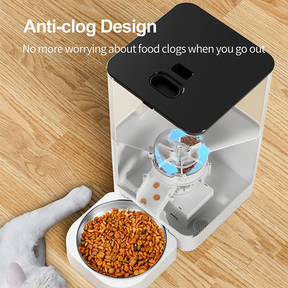 Tuya Automatic Pet Feeder Large Capacity APP Smart Cat Feeder Dog Slow Food Dispenser with WIFI Voice Timing Pet Feeding Supplie