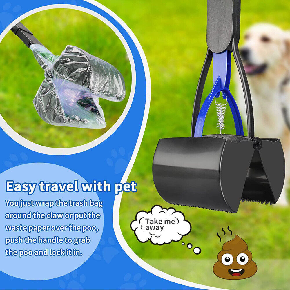 Non-Breakable Pet Dog Pooper Scooper with Handle Pooper Scooper Waste Pick US